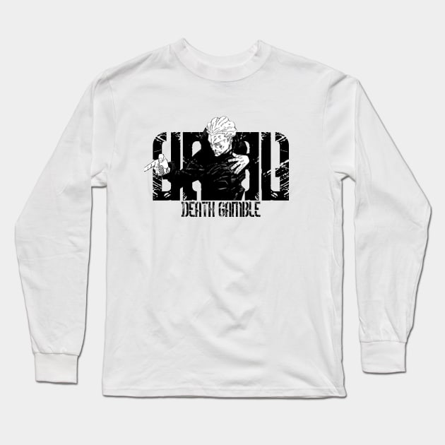 Idle Death Gamble - Hakari Kinji Long Sleeve T-Shirt by Blackpumpkins